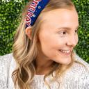 Gameday Red & Blue Game Day Seed Bead Headband