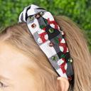 Holiday Stocking Holiday Seed Bead Headband