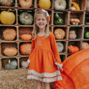  Toddler Monogrammed Turkey Dress