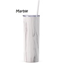 Marble 20oz Skinny Tumbler