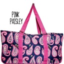 Pink Paisley Haul-It All Utility Tote