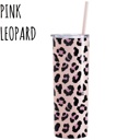 Pink Leopard 20oz Skinny Tumbler