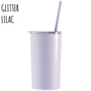 Glitter Lilac Personalized Kid's Tumbler | 12oz