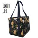 Sloth Life Square Haul It All Tote