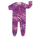18-24M Buffalo Football Baby Bamboo Footie