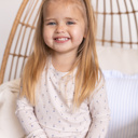  Tiny Tulips 2pc Bamboo Pajamas