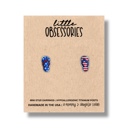  Patriotic Flipflop Stud Earrings