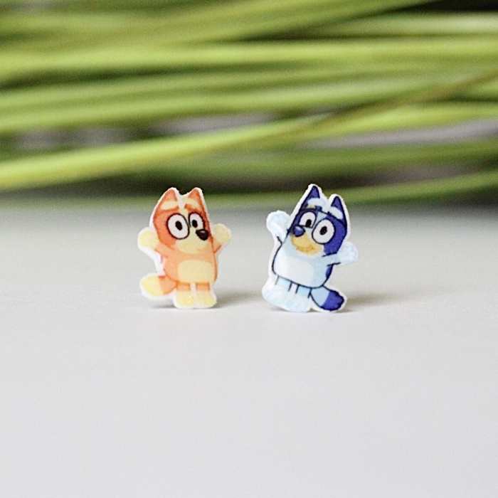 Kids Earrings | Blue Heeler Stud Earrings