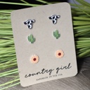  Country Girl Stud Earrings | 3 pack