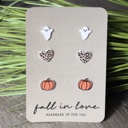  Adorable Fall Stud Earrings | 3 Pack (Early Bird Sale)