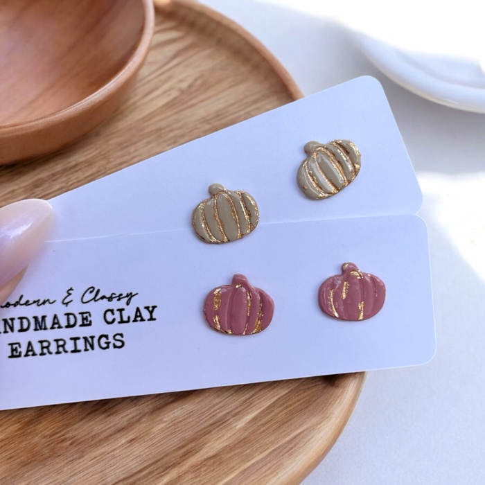 Pumpkin Earrings 