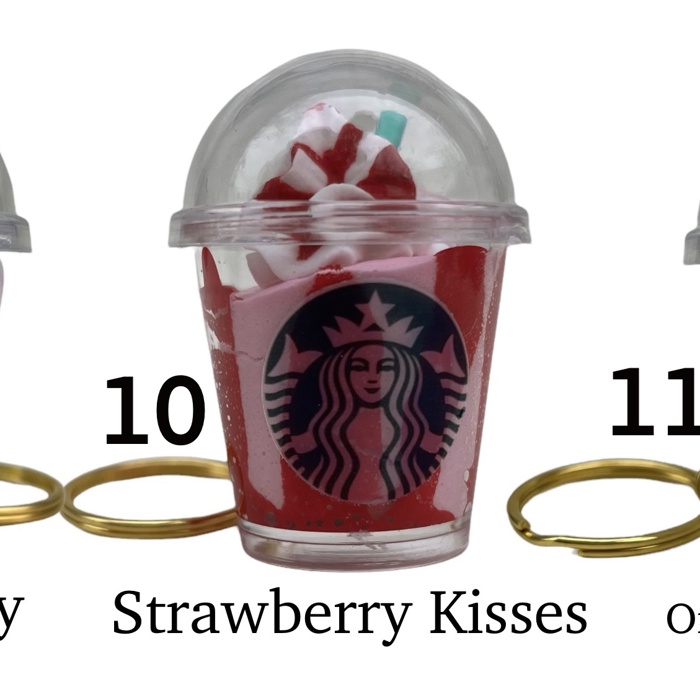 Coffee Keychain | Mini Drink Keychain