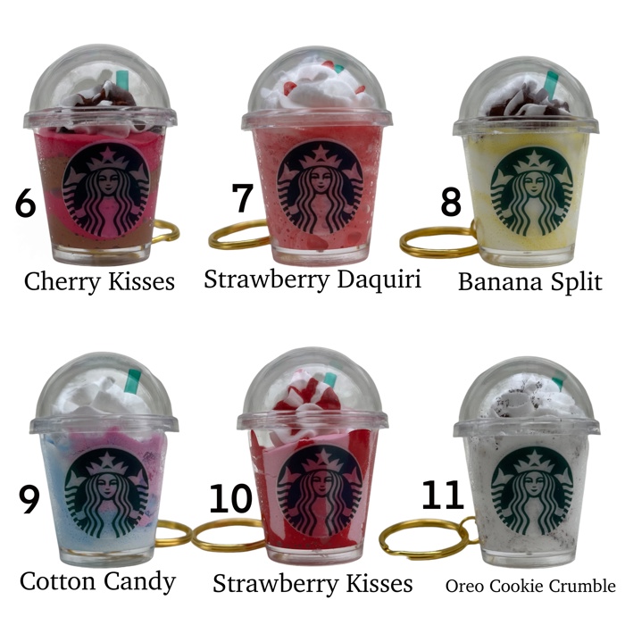 Coffee Keychain | Mini Drink Keychain