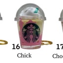 16. Chick Coffee Keychain | Mini Drink Keychain