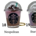 18. Neopolitan Coffee Keychain | Mini Drink Keychain