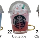 22. Cutie Pie Coffee Keychain | Mini Drink Keychain