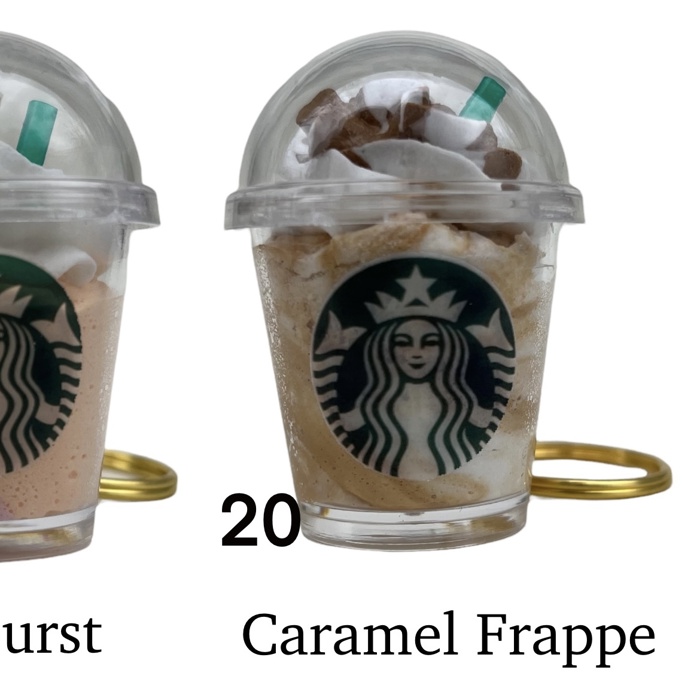 Coffee Keychain | Mini Drink Keychain