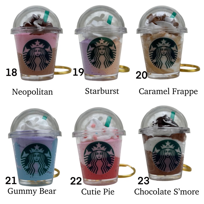 Coffee Keychain | Mini Drink Keychain