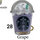 28. Grape Coffee Keychain | Mini Drink Keychain