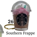 26. Southern Frappe Coffee Keychain | Mini Drink Keychain