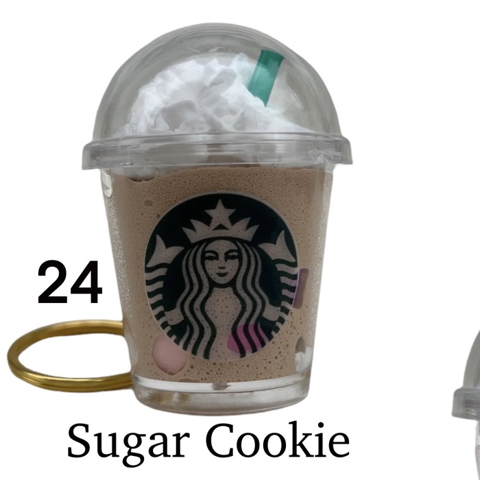 Coffee Keychain | Mini Drink Keychain