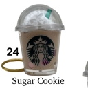 24. Sugar Cookie Coffee Keychain | Mini Drink Keychain