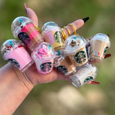 Coffee Keychain | Mini Drink Keychain