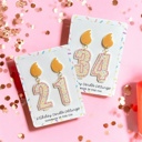  Birthday Candle Dangle Earrings | Personalize 