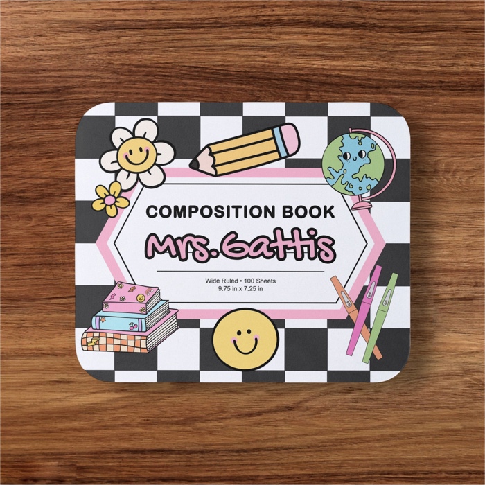 Personalized Teacher Mouse Pad | Teacher Gift 