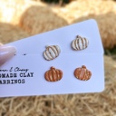  Pumpkin Earrings 