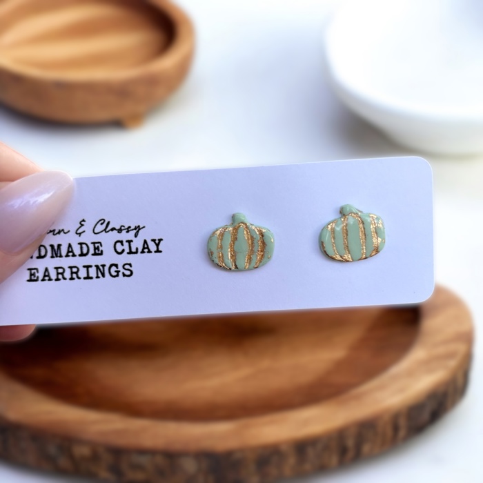 Pumpkin Earrings 