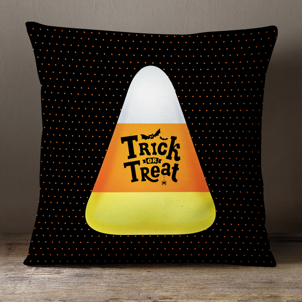 Candy Corn—18x18 Pillow Cover