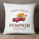  Farm Fresh Pumpkin Harvest—18x18 Pillow Cover