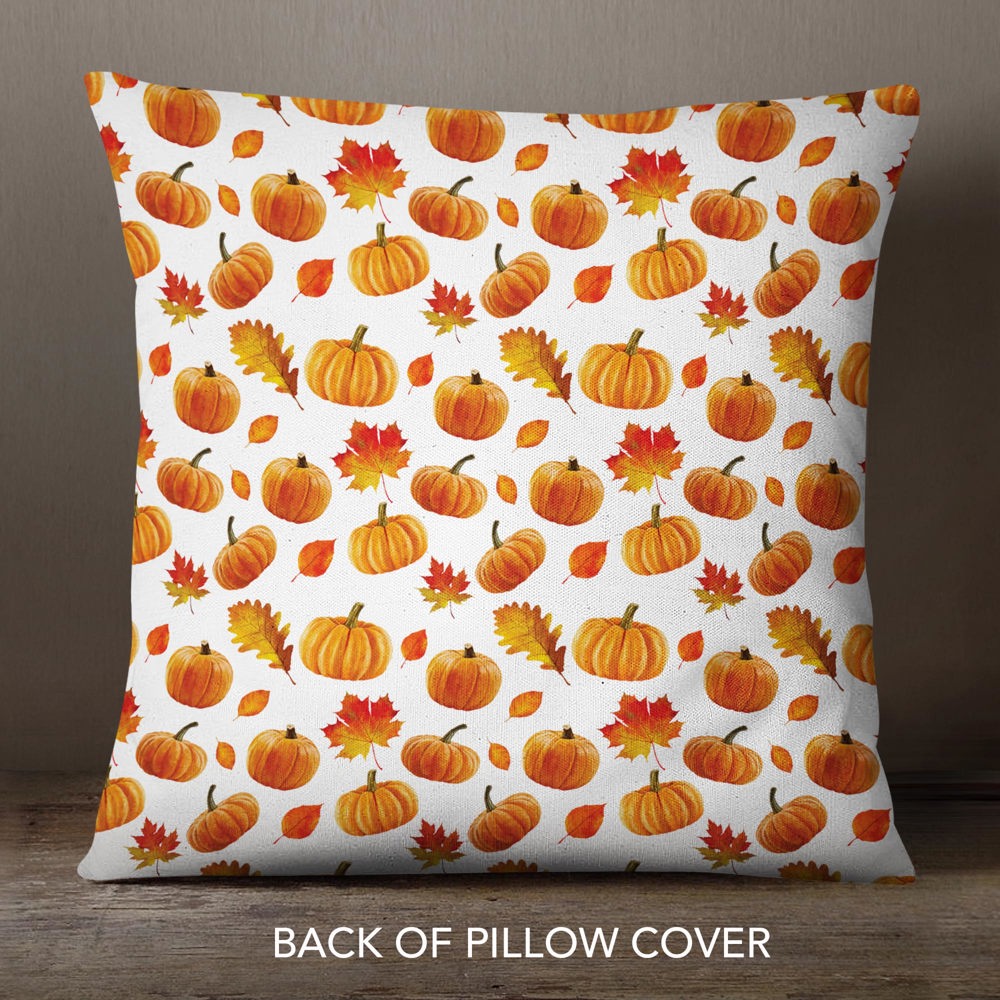 Farm Fresh Pumpkin Harvest—18x18 Pillow Cover