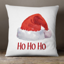  Santa Hat—18x18 Pillow Cover