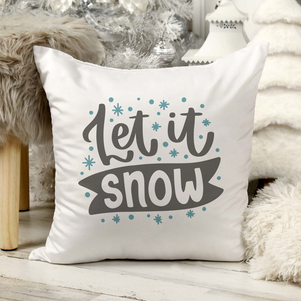 Let It Snow—18x18 Pillow Cover