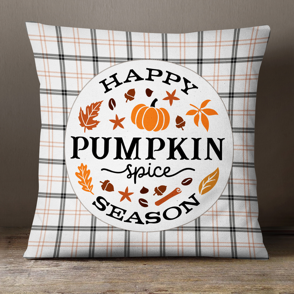 Pumpkin Spice Season—18x18 Pillow Cover