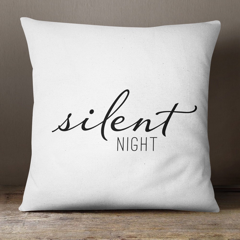 Silent Night—18x18 Pillow Cover