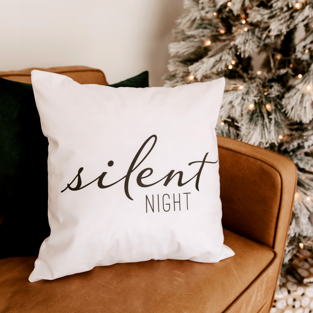 Silent Night—18x18 Pillow Cover