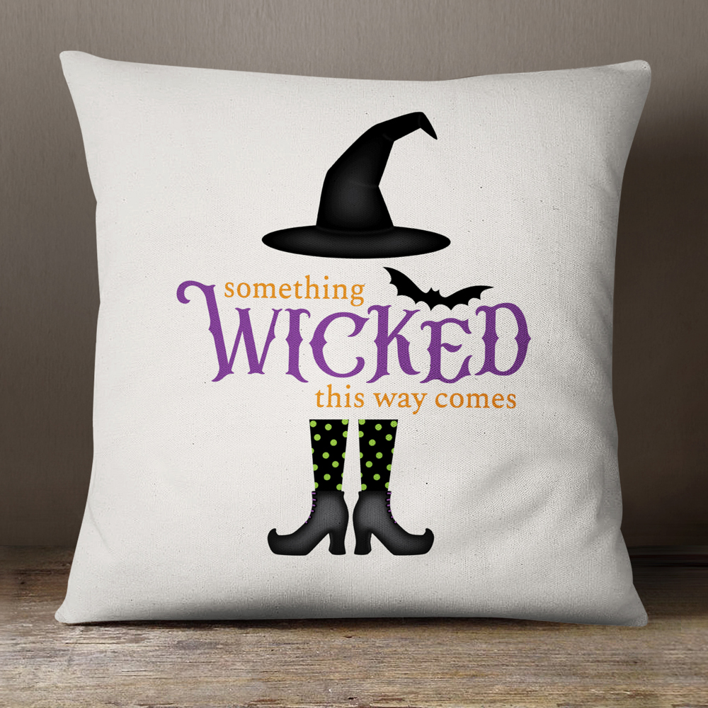 Something Wicked this Way Comes—18x18 Pillow Cover