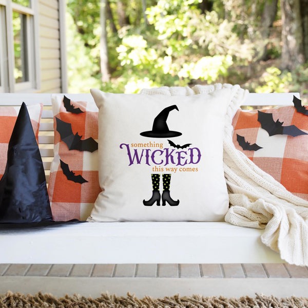 Something Wicked this Way Comes—18x18 Pillow Cover