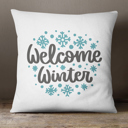  Welcome Winter—18x18 Pillow Cover