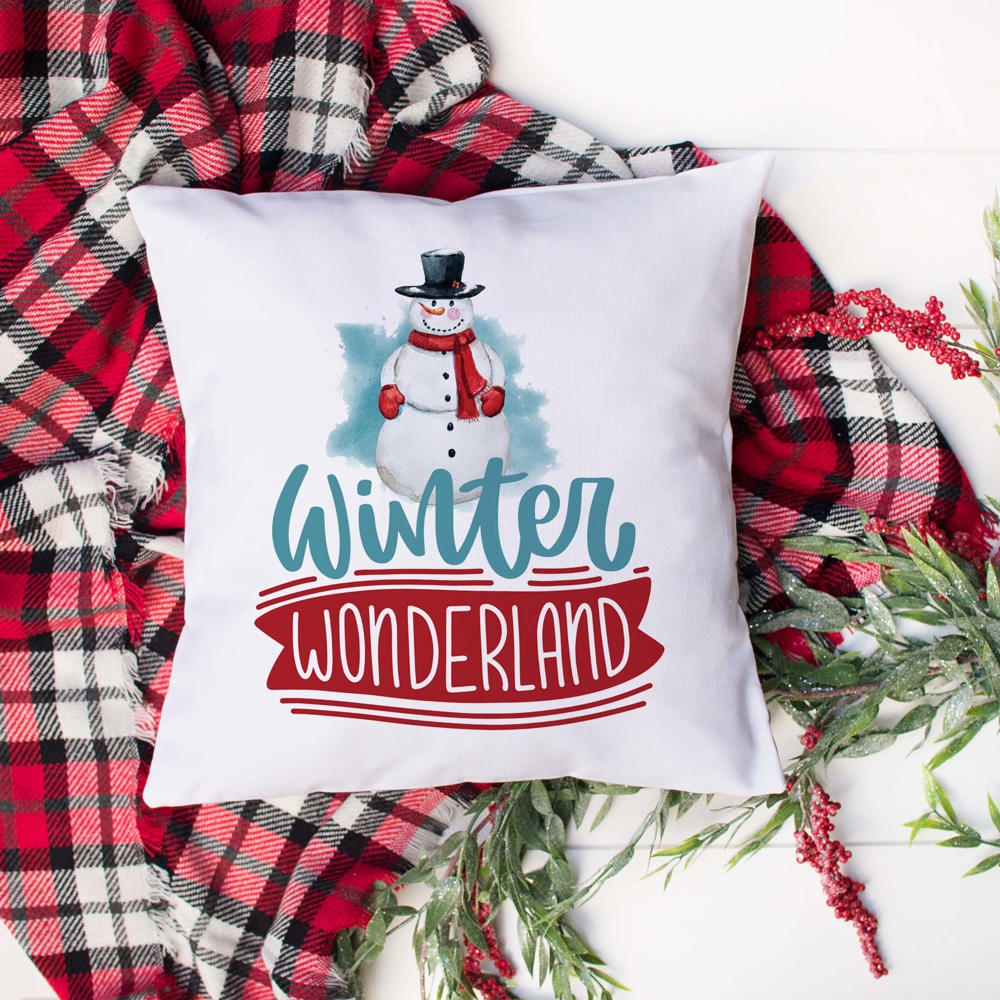 Winter Wonderland—18x18 Pillow Cover