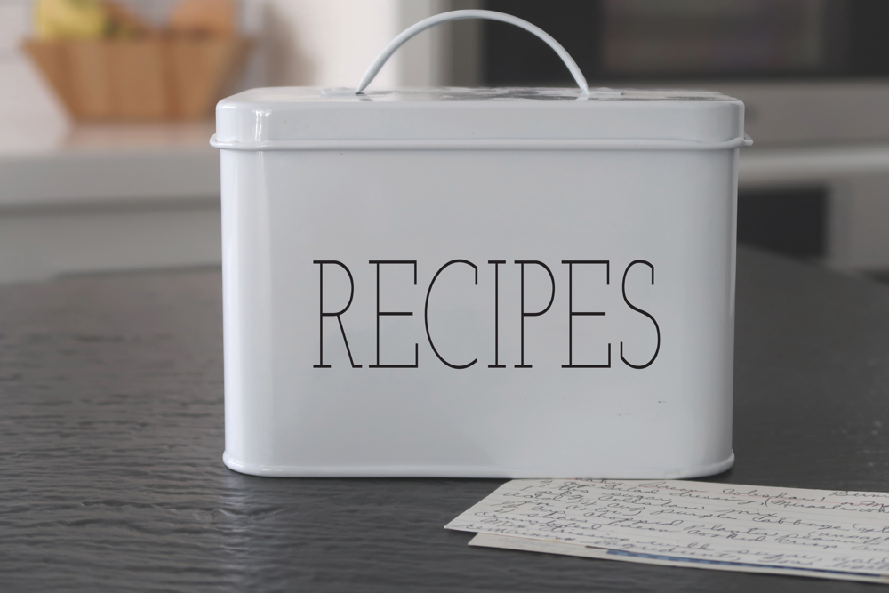 RECIPES Organization Box