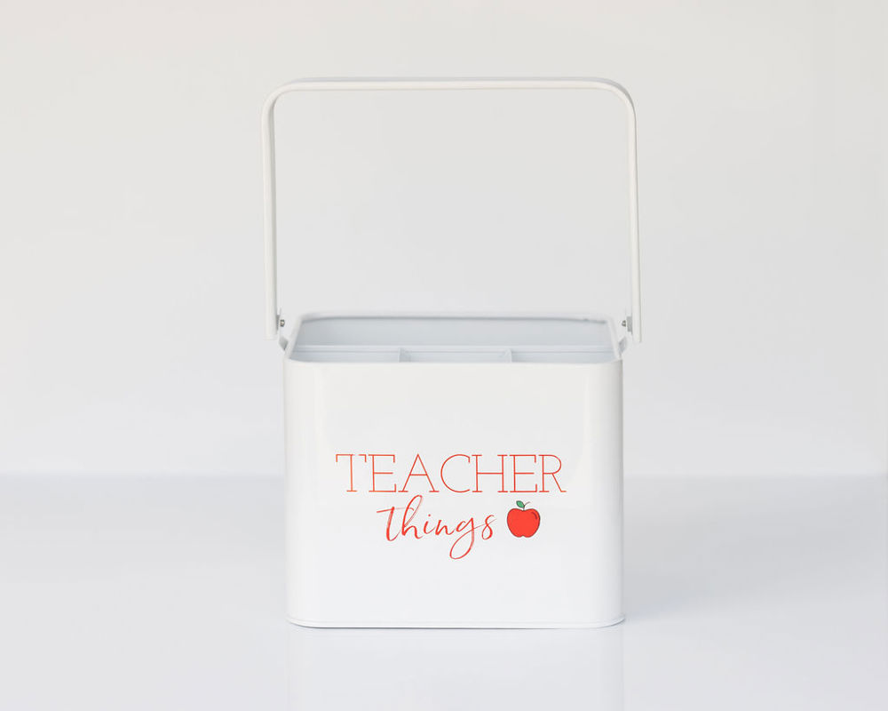 Teacher Things Supply Organizer Box