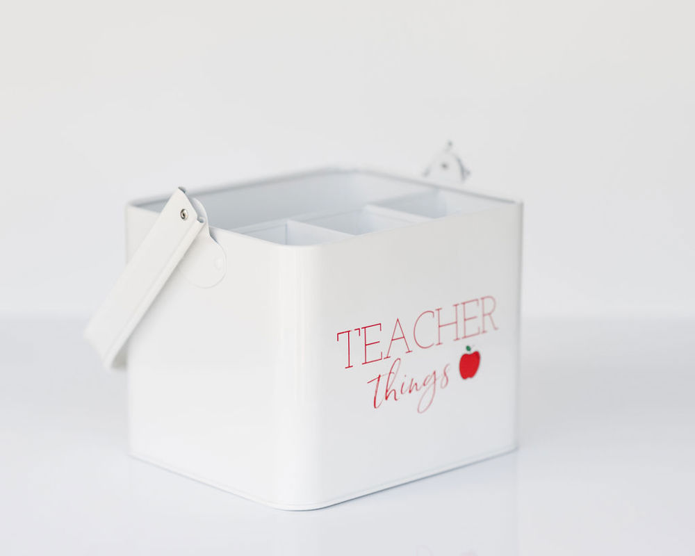 Teacher Things Supply Organizer Box