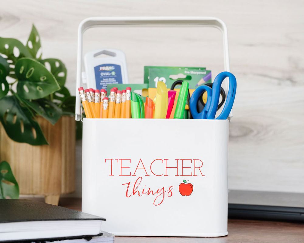 Teacher Things Supply Organizer Box