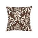 Damask Brown Designer-Inspired Pillow Covers