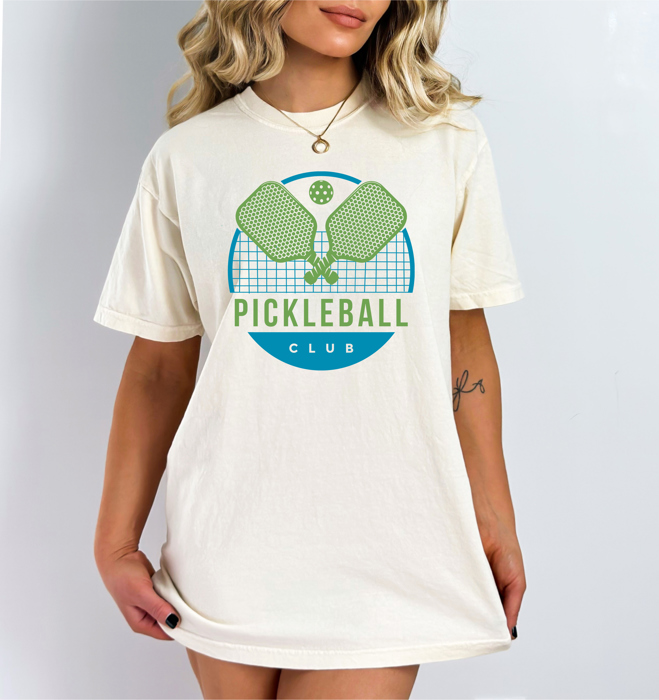Pickleball Tee | Sport Shirt | Active T-shirt | Ivory | Comfort Colors | Club