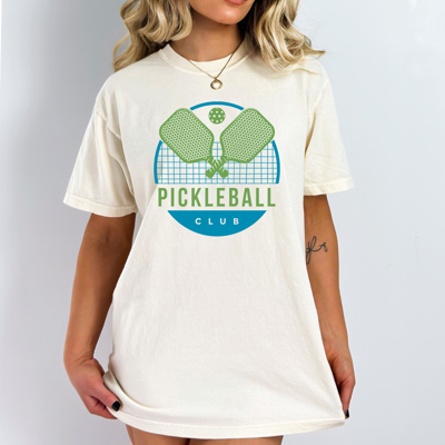 Pickleball Tee | Sport Shirt | Active T-shirt | Ivory | Comfort Colors | Club